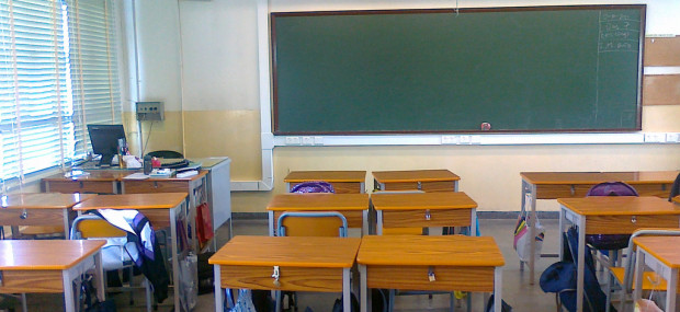 Classroom Desks and Blackboard in Dubai